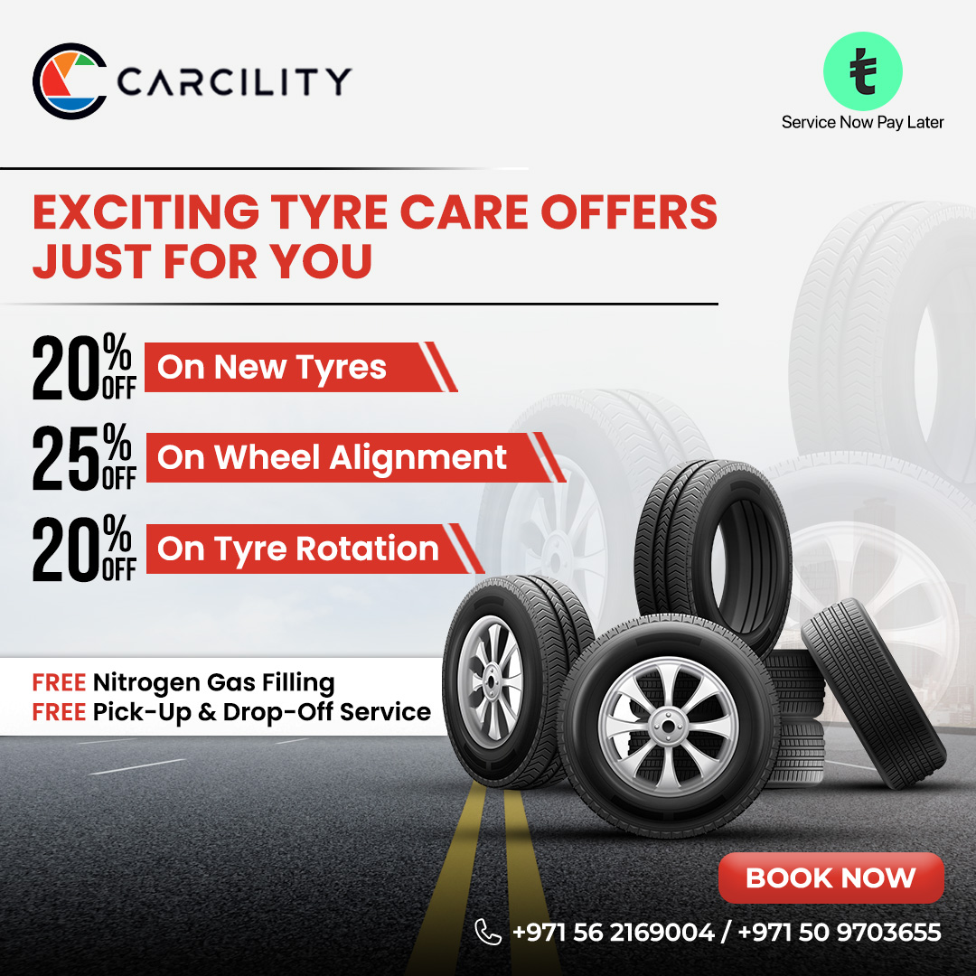 Get 20 upto 25 Discount on Tyres Care